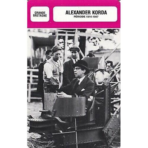 Fiche Monsieur Cinema Alexander Korda 1914-1947 on Productcaster.