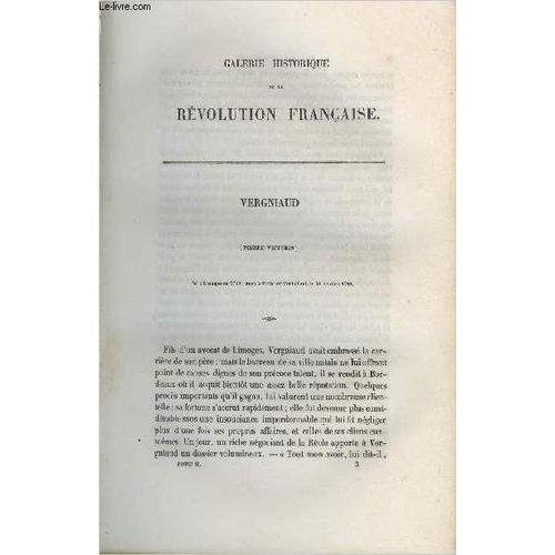 Vergniaud (Pierre-Victorien) - Portrait Provenant De La Galerie His... on Productcaster.