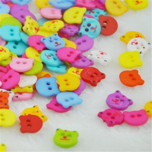 Assortiment De Boutons De Couture En Plastique De 100 Pièces, De Ha... on Productcaster.