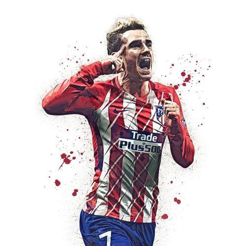 Canevas imprimer Antoine Griezmann éclabousse = 287 Impression sur ... on Productcaster.