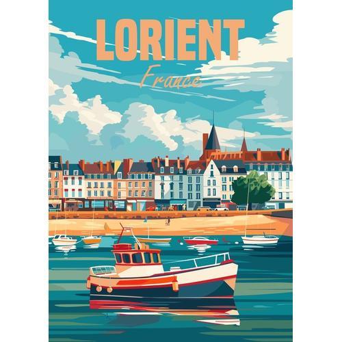 Canevas imprimer Lorient France=828 Impression sur toile DIY instal... on Productcaster.