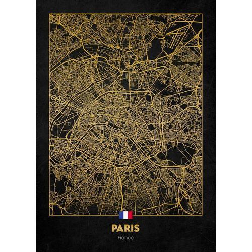 Canevas imprimer Plan de la ville = 1894 Impression sur toile DIY i... on Productcaster.