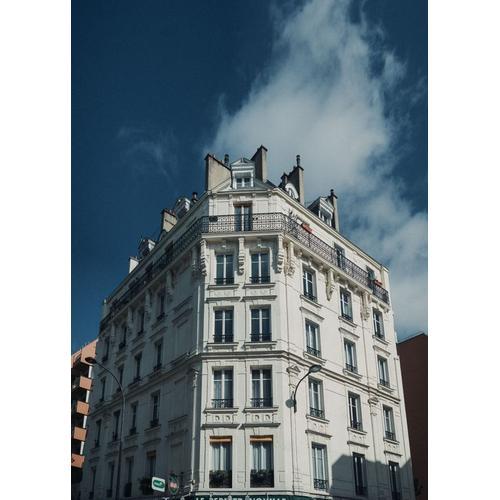 Canevas imprimer Maisons blanches et ciel bleu = 712 Impression sur... on Productcaster.