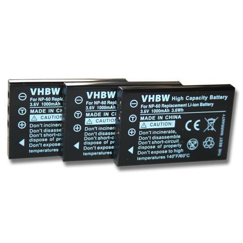 vhbw 3x Batteries remplacement pour Olympus Li-20B pour appareil ph... on Productcaster.