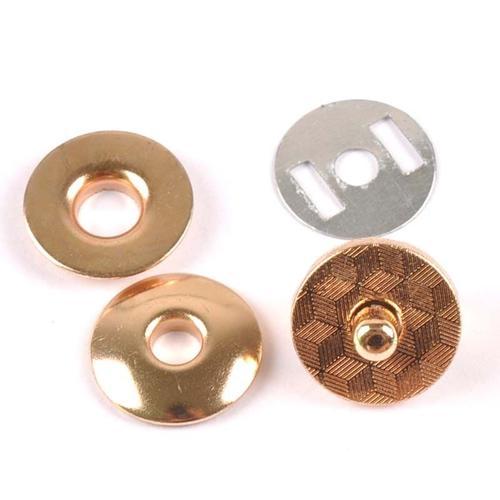 Lot De 5 Boutons À Pression Magnétiques En Cuivre De Couleur Mixte,... on Productcaster.