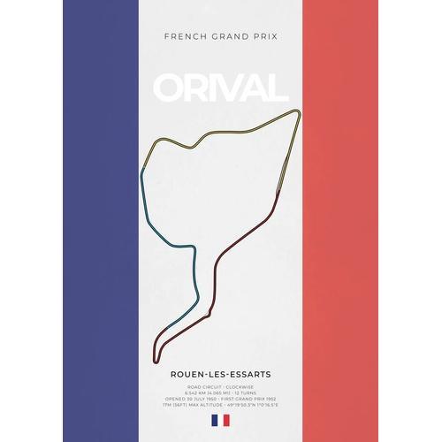 Canevas imprimer Circuit F1 d'Orival France=2134 Impression sur toi... on Productcaster.