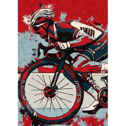 Canevas imprimer Oeuvre de cycliste = 5198 Impression sur toile DIY... on Productcaster.