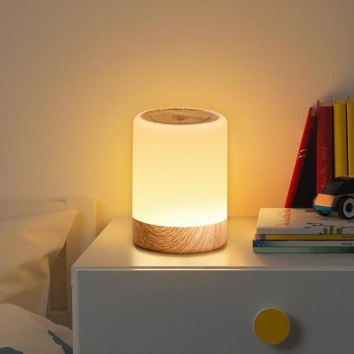 Petite Lampe De Table De Chevet, 256 Couleurs Rvb Changeantes Et La... on Productcaster.