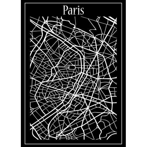 Canevas imprimer Carte de Paris=8003 Impression sur toile DIY insta... on Productcaster.