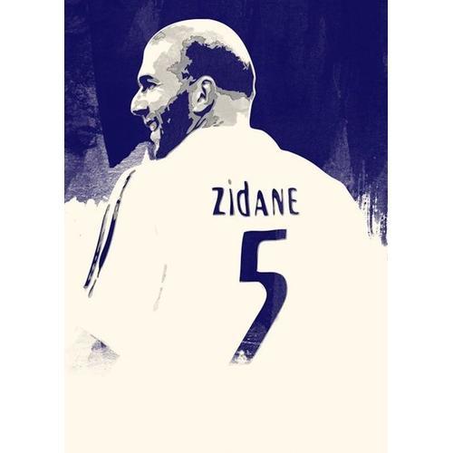 Canevas imprimer Zidane - Joueur français et du Real Madrid=8447 Im... on Productcaster.