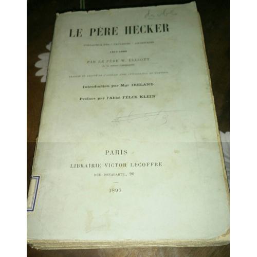 Le Père Becker, Fondateur Des Paulistes Américains : 1819-1888 / Tr... on Productcaster.