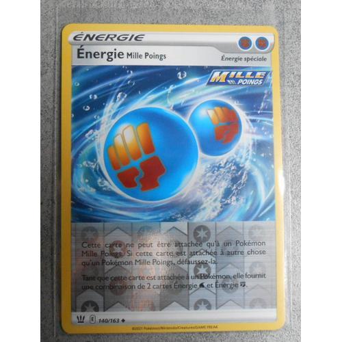 Energie Mille Poings Reverse 140/163 - Eb5 - Styles De Combat - Vf on Productcaster.