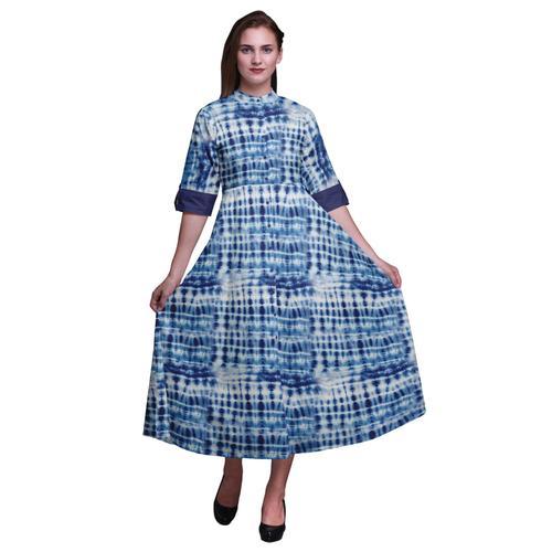 Bimba Shibori Robe De Soire Dcontracte Pour Femme-Large on Productcaster.