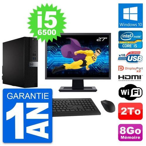 PC Dell 7040 SFF Ecran 27" Core i5-6500 RAM 8Go Disque 2To HDMI Win... (Reconditionné) on Productcaster.