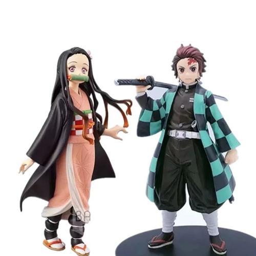 Figurines Demon Slayer En Pvc Tanjirou Nezuko Anime Kimetsu No Yaib... on Productcaster.