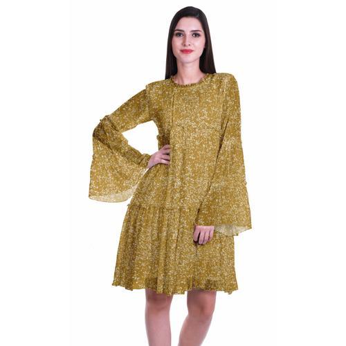 Moomaya Womens Manches Longues Robe Longueur Genou Vase Imprim Robe... on Productcaster.