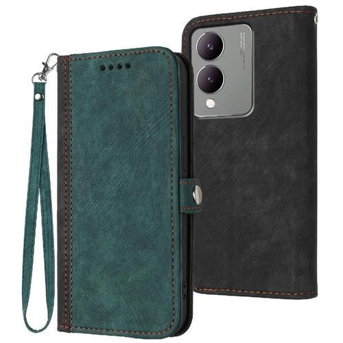 Étui Pour Vivo Y17s Portefeuille Protecteur Band Livre Flip Folio A... on Productcaster.