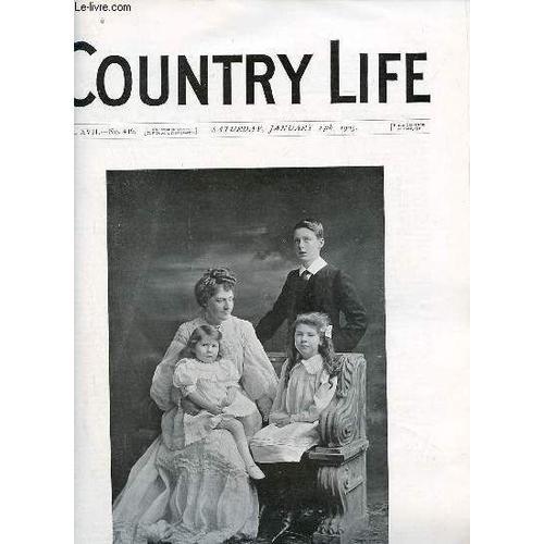 Country Life Vol.Xvii N°419 Saturday January 14th 1905 - Our Portra... on Productcaster.