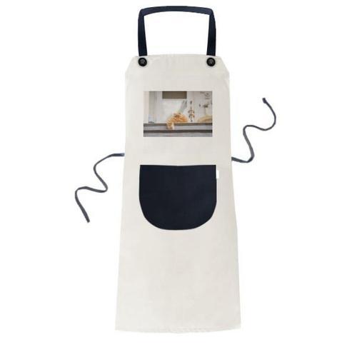 Graisses Animales Garfield Cat Photo La Cuisine Cuisine Beige Bib T... on Productcaster.