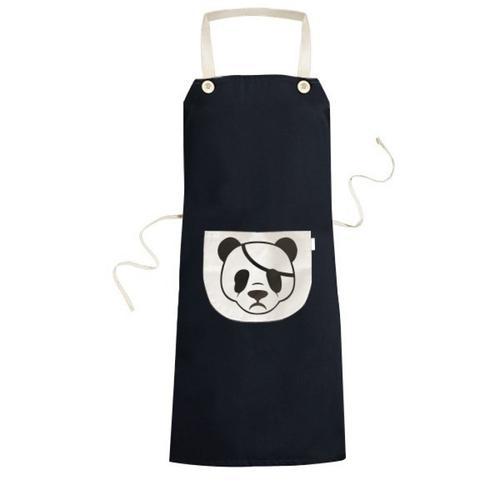 Face A Panda On Cuisine Réglable En Noir Bib Tablier Femmes Hommes ... on Productcaster.