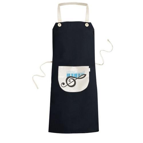 Music Symbol Melody On Cuisine Réglable En Noir Bib Tablier Femmes ... on Productcaster.