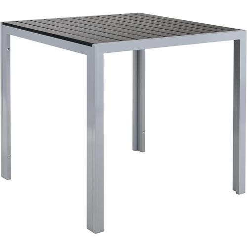 Table De Jardin Aluminium Et Wpc,75x75x72cm Table De Balcon?Table À... on Productcaster.