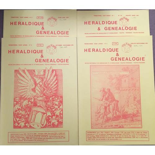 Revues Héraldique & Généalogie / Année Complète 2006 (Sommaires Des... on Productcaster.