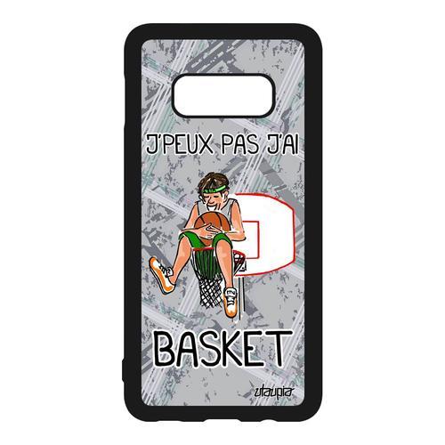 Coque Silicone Pour S10e Jpeux Pas J'ai Basket Drole Bande Dessinée... on Productcaster.