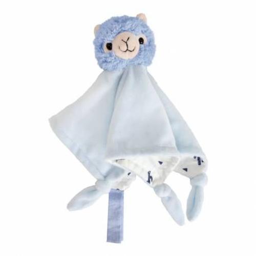 Doudou Diego Lama Bleu Domiva Peluche Attache Tetine Bebe Jouet Pla... (Reconditionné) on Productcaster.