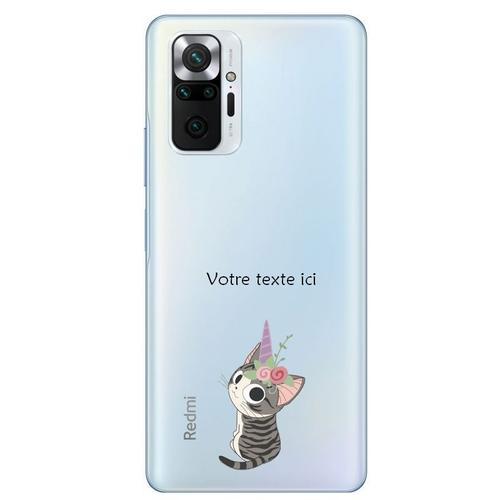 Coque Redmi Note 10 Pro Chat Licorne Personnalisee Cat Kawaii Fleur on Productcaster.