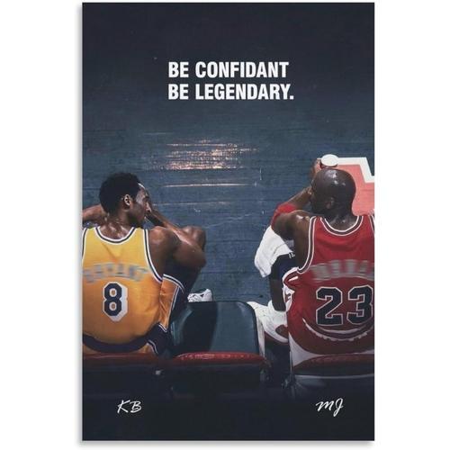 Basketball Superstar Posters Kb Mj Poster Mamba Mentality Poster De... on Productcaster.