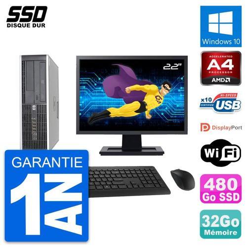 PC HP 6305 Pro SFF Ecran 22" AMD A4-5300B RAM 32Go SSD 480Go Window... (Reconditionné) on Productcaster.