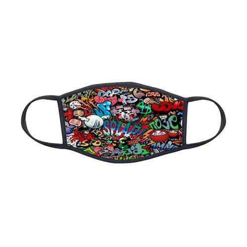 Masque Tissu Pour Enfant 8-12 Ans Graffiti Mask Réf 2132 on Productcaster.