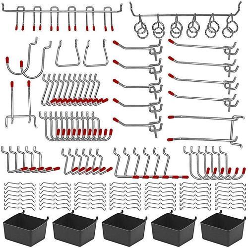 Kit dassortiment dorganisateur de panneau perfore en metal - 114 pi... on Productcaster.