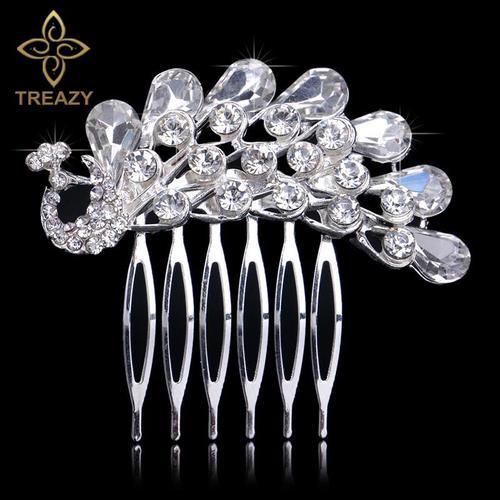 Lanka Azy-Bijoux De Cheveux De Mariage En Perles De Cristal Pour Fe... on Productcaster.