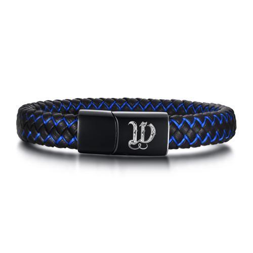 Bracelets Avec Initiales En 26 Lettres Pour Hommes, Bracelet Tressé... on Productcaster.