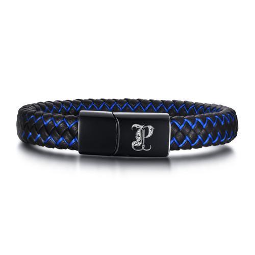 Bracelets Avec Initiales En 26 Lettres Pour Hommes, Bracelet Tressé... on Productcaster.