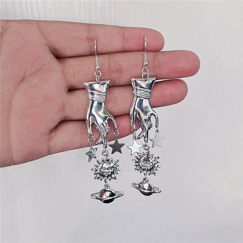 Boucles D'oreilles Mains Victoriennes Pour Amoureux De La Wicca, Bi... on Productcaster.