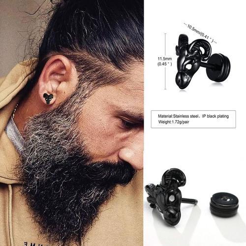 Reggae ¿ Boucles D'oreilles À Clous Pour Hommes, Boucles D'oreilles... on Productcaster.