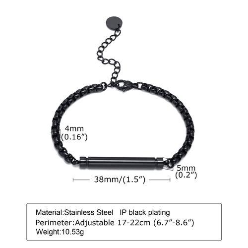 Bracelet De Barre De Crémation, Bijoux De Crémation Pour Hommes, Bo... on Productcaster.