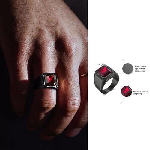 Bague Pour Hommes En Acier Inoxydable, Bague Pour Hommes, Signet Di... on Productcaster.