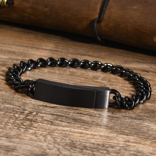 Bracelet Gourmette En Acier Inoxydable Étanche Pour Homme, Bracelet... on Productcaster.