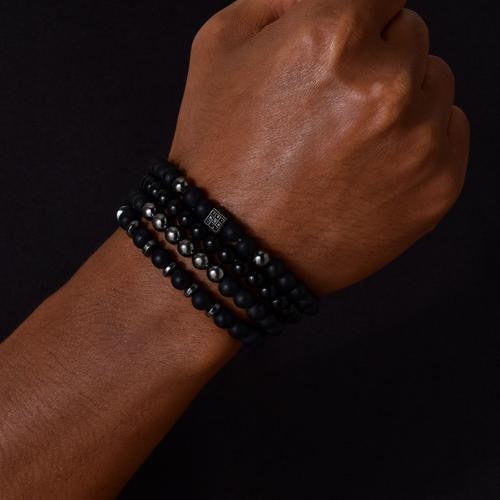 Bracelets De Perles Empilables Pour Hommes, Bracelets De Perles Cla... on Productcaster.