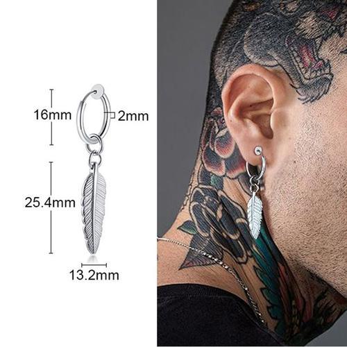 Huggie ¿ Boucles D'oreilles Créoles En Acier Inoxydable Pour Hommes... on Productcaster.