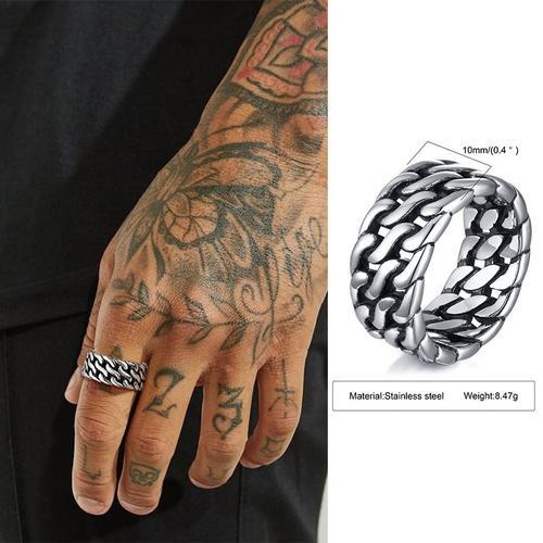 Bague En Forme De Flèche Pour Homme, Bagues En Acier Inoxydable En ... on Productcaster.