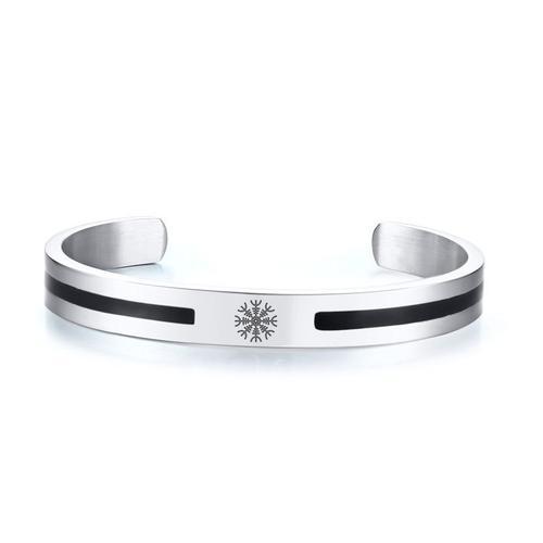 Bracelet Homme, Bracelet Emal Homme, Bracelet Manchette Avec Logo V... on Productcaster.