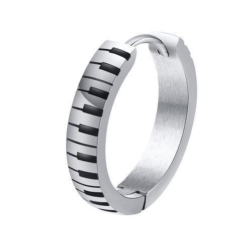 Mn Piano Hoop Huggie Boucles D'oreilles Pour Hommes Et Garçons, Bij... on Productcaster.