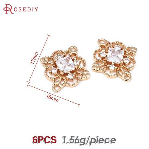 Accessoires De Boucles D'oreilles En Or 18 Carats Pour Femmes, Conn... on Productcaster.