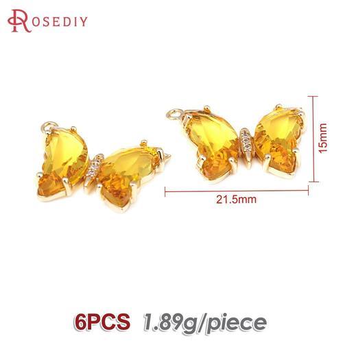 Breloques Papillon En Laiton Doré 18 Carats Pour Documents, 1 Trou ... on Productcaster.