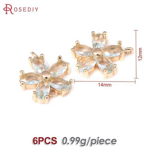 Boucles D'oreilles En Or 18 Carats Pour Femmes, Breloques Allergiqu... on Productcaster.